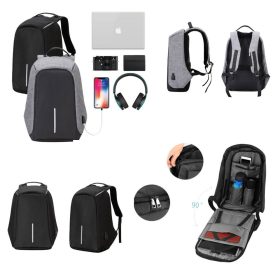 Lopásbiztos hátizsák (szürke)