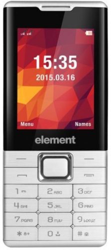 (Értékcsökkentett) Sencor Element P020 Mobiltelefon - ezüst