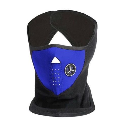 Arcvédő maszk légszűrővel, kék