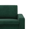Vertico fekvőfotel, 90 cm széles, kordbársony, zöld