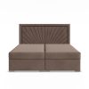 Vicenza ágy, bársony, 180 x 200 ágyneműtartóval, barna