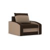 Monviso fotel, normál szövet, hab töltőanyag, szín - barna / cappuccino
