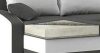 Monviso kanapéágy polccal, normál szövet, hab töltőanyag, bal oldali polc, barna / cappuccino