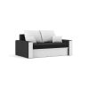 Gargano kinyitható kanapé, normál szövet, szín - fekete / fehér