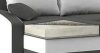 Gargano kinyitható kanapé, normál szövet, szín - fekete / fehér