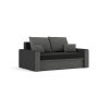 Gargano kinyitható kanapé, normál szövet, szín - fekete / szürke