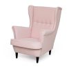 Eiger ZELLA mini fotel gyerekeknek, szín - világos rózsaszín, széklábak színe - fekete