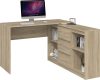 Odell Plus íróasztal, 120x76x50 cm, sonoma