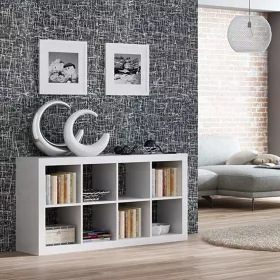 Drohmo 1X4 polc, 148x42x38 cm, fehér