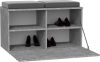 Arosa Opal cipősszekrény, 85x45x35 cm, beton