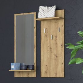 Shannan Riva tükrös fogas, 35x90x16 cm, tölgy