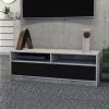 Arosa RTV KARO120 MIX TV állvány, 120x45x40 cm, beton- fényes fekete