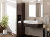 Milanga S30 fürdőszoba szekrény, 30x170x30 cm, wenge