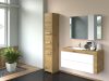 Shannan S33 fürdőszoba szekrény, 30x170x30 cm, tölgy