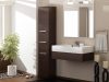 Milanga S33 fürdőszoba szekrény, 30x170x30 cm, wenge
