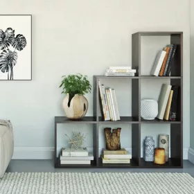 Milanga Step 3X3 polc, 115x115x30 cm, wenge