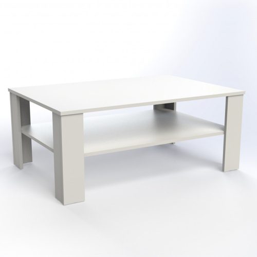 Drohmo Tina MAX dohányzóasztal, 100x41x68 cm, fehér