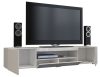Drohmo RTV200 TV-állvány, 200x36x40 cm, fényes fehér