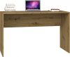 Shannan Plus 2D3S íróasztal szekrénnyel, 120x76x50 cm, tölgy