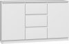Drohmo Plus 2D3S íróasztal szekrénnyel, 120x76x50 cm, fehér
