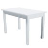 Drohmo Kevin étkezőasztal (hosszabbítható), 120x77x70 cm, matt fehér