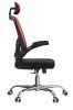 Forgó irodai szék, Dory, szövet, 64x123x54 cm, piros