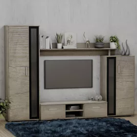   Shannan Bemi nappali bútorszett, 138x31.5x40 cm, rusztikus tölgy