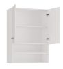 Drohmo Pola mini DK felső fürdőszoba szekrény, 90x64x30 cm, fehér