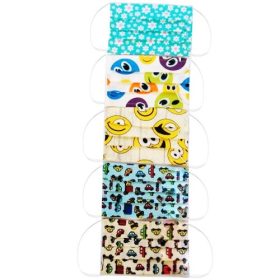 Mosható szövet maszk, gyermekek számára, 5 db / csomag