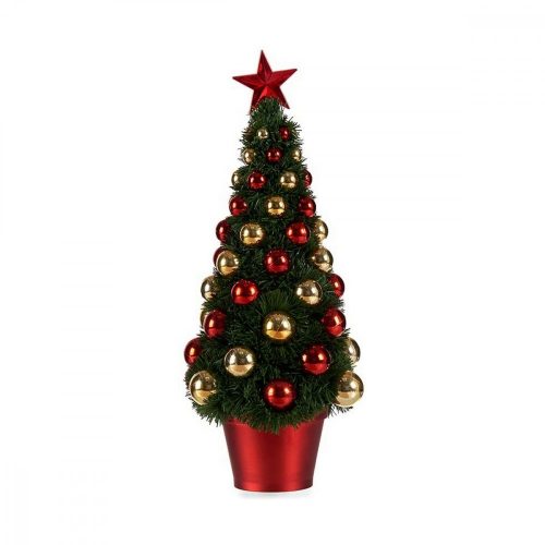 Karácsonyfa Piros Aranysàrga Zöld Műanyag 16 x 37,5 x 16 cm polipropilén