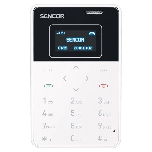 Sencor ELEMENT MINI WHITE kártyafüggetlen mobiltelefon