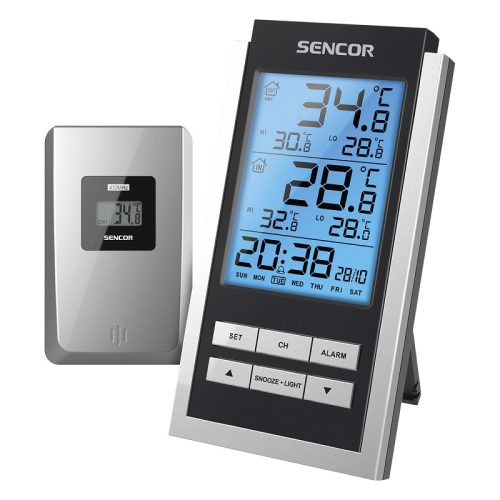 Sencor SWS 125 időjárás-állomás, hőmérő