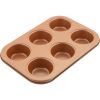 Lamart LT3091 sütőforma Muffin 6x-COPPER