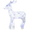 Retlux RXL 253 karácsonyi dekoráció, rénszarvas, akryl, 30 LED, hideg fehér