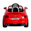 Audi TT elektromos beülős autó, 3 éves kortól, 3 km/h, piros