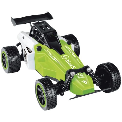 Buggy Formula távirányítós autó, 1:18, zöld, 6 éves kortól