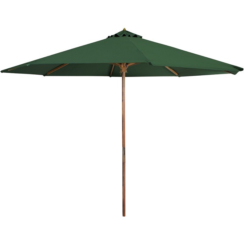Favázas zöld színű napernyő
