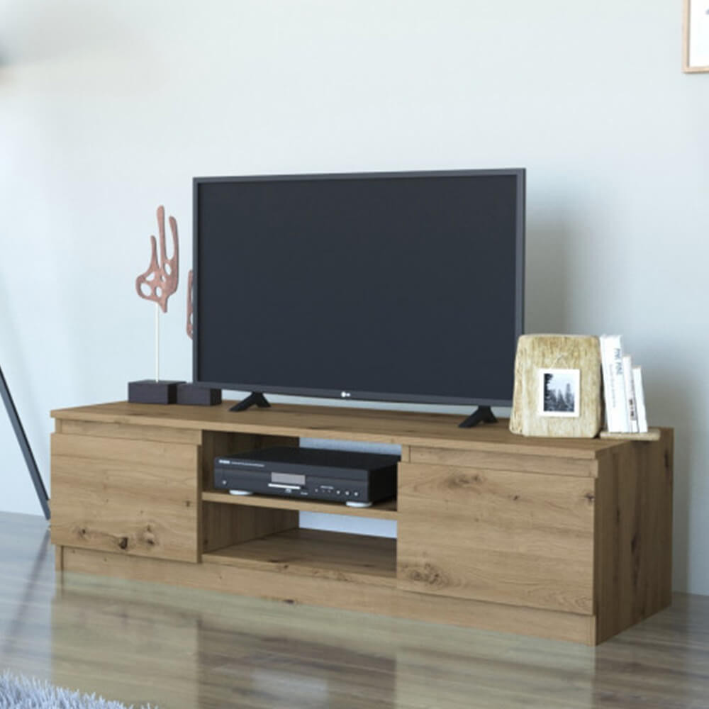 Shannan RTV120 TV állvány, 120x36x40 cm, tölgy