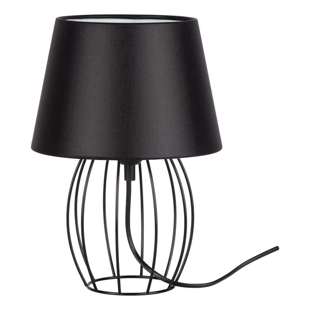 Merano asztali lámpa E27-es foglalat, 1 izzós, 25W fekete első kép